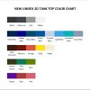 tank top color chart - Creed Band Store